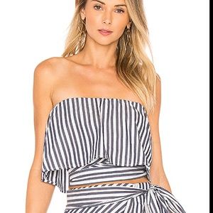 The Jetset Diaries Cornflower Crop Top